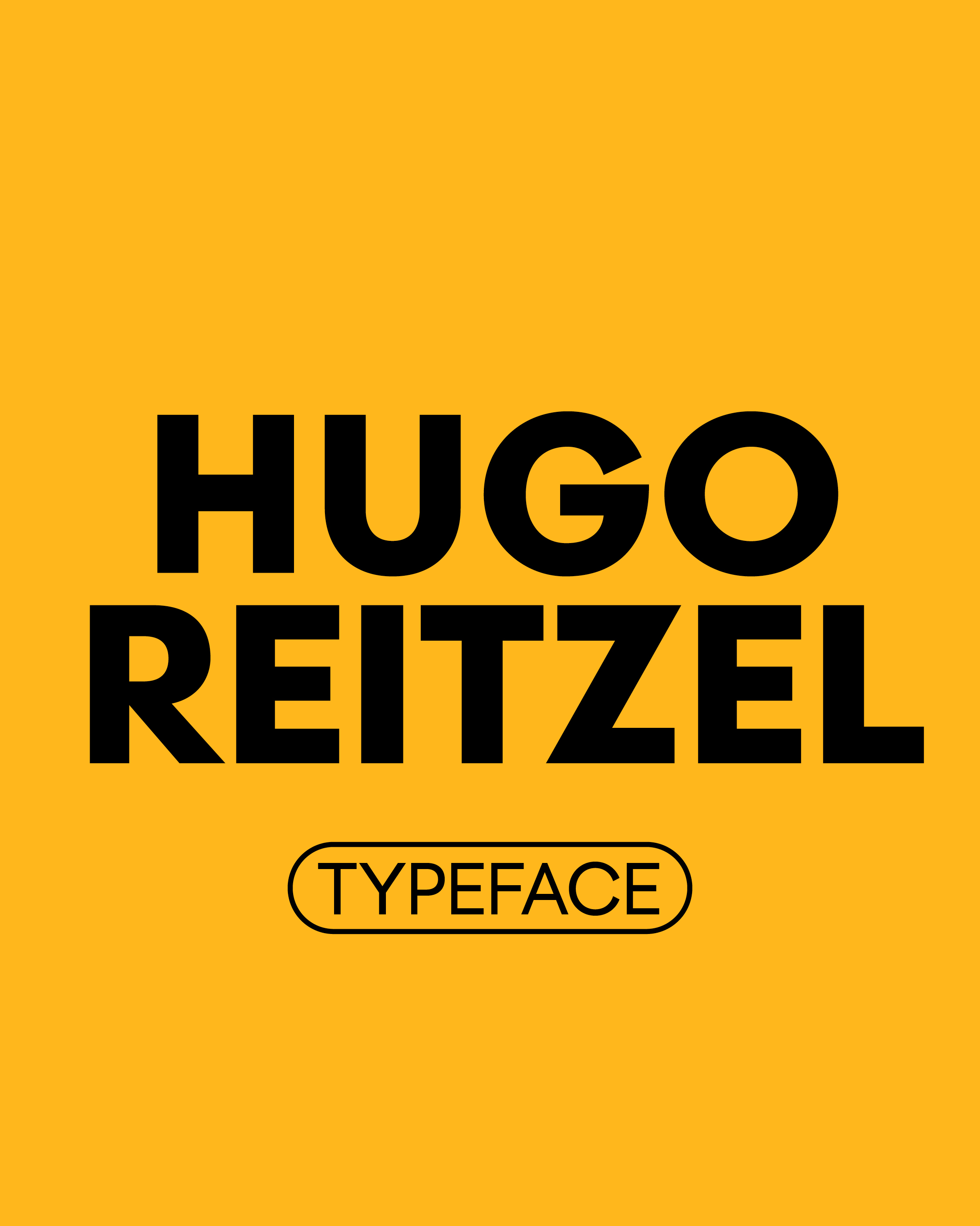 Hugo Reitzel typeface cover